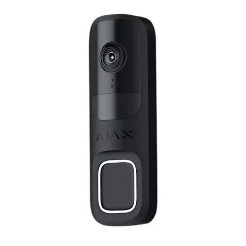 AJAX SECURITY OUTDOOR BLACK 4MP WIFI VIDEO DOORBELL WITH PIR & AI | AJAX-DB-B - Image 3