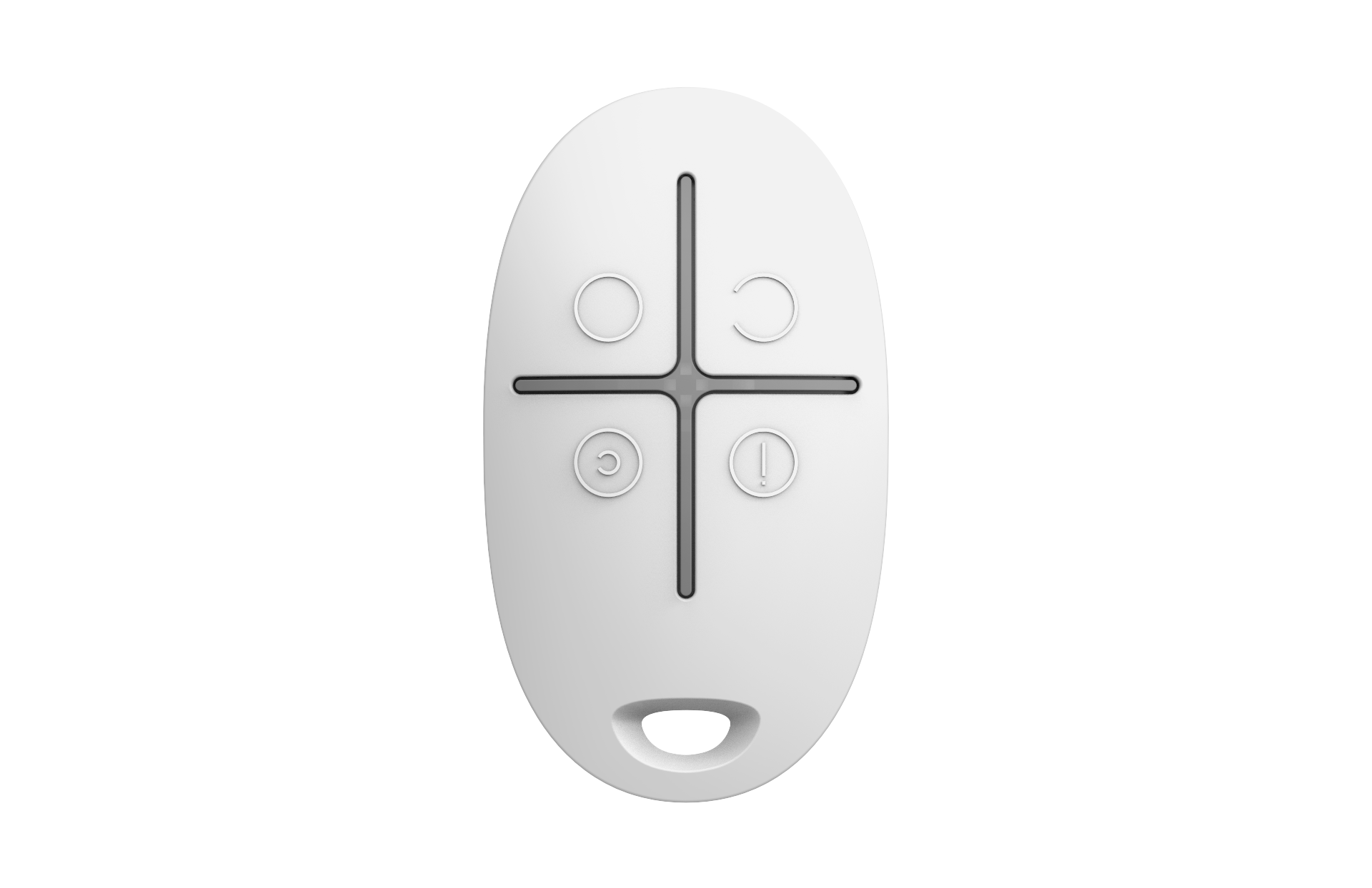 AJAX SECURITY - SPACECONTROL WIRELESS FOB REMOTE WHITE | AJAX-SC-FOB-W - Image 3