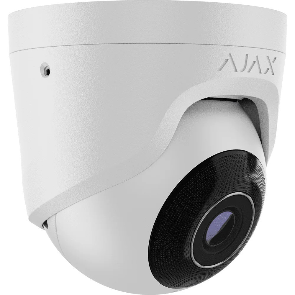 AJAX SECURITY - 5MP IP WHITE TURRET CAMERA WITH A 4.00 MM FOCUSED LENS | AJAX-TURRET-5MP-4-W - Image 4