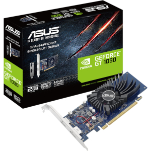 ASUS Asus GeForce® GT 1030 2GB GDDR5 Low Profile Graphics Card (GT1030-2G-BRK) – product image