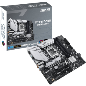ASUS Asus PRIME B760M-A WIFI Intel LGA1700 M-ATX Motherboard (PRIME-B760M-A-WIFI) – product image