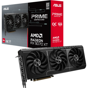 ASUS Asus Prime Radeon RX9070 XT OC Edition 16GB GDDR6 Graphics Card (PRIME-RX9070XT-O16G) – product image
