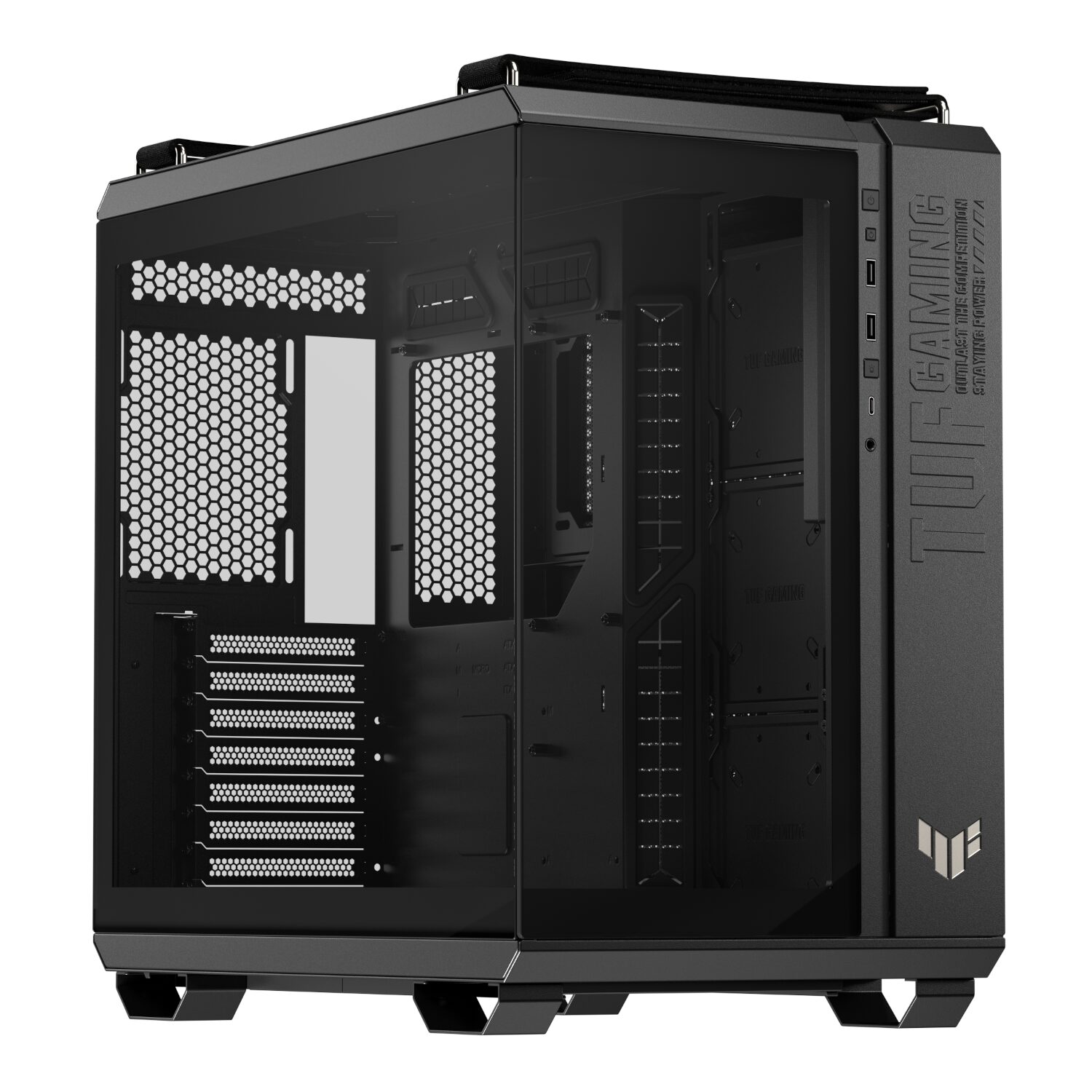 ASUS Asus TUF Gaming GT502 Horizon Mid Tower Chassis - Black (TUFGAMING-GT502HORIZON-BK) – product image