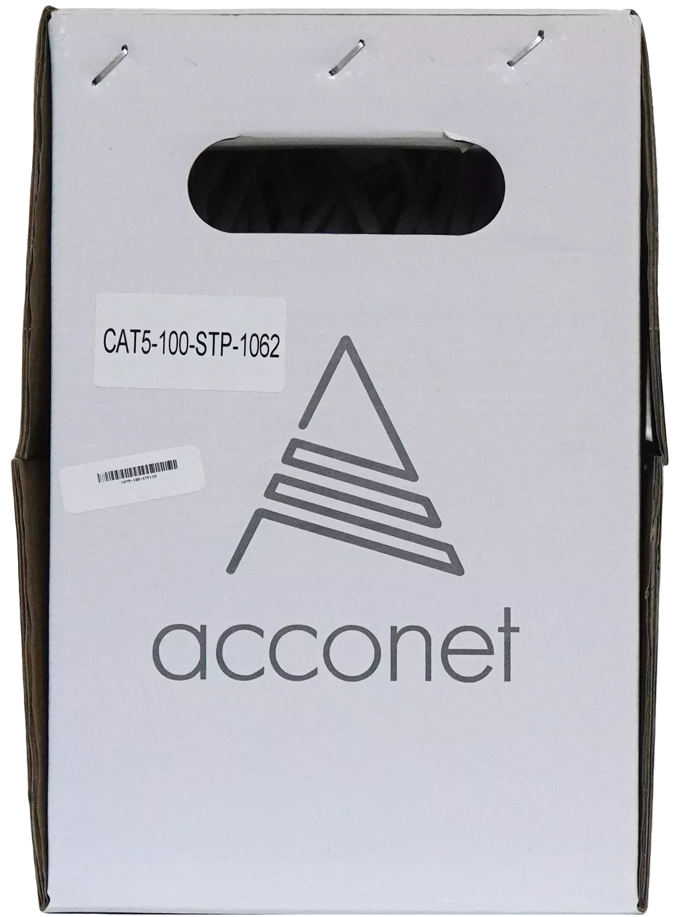 ACCONET CAT5E INDOOR ETHERNET CABLE 100M WHITE SOLID COPPER STP PULL BOX | CAT5-100-SC-STP - Image 5