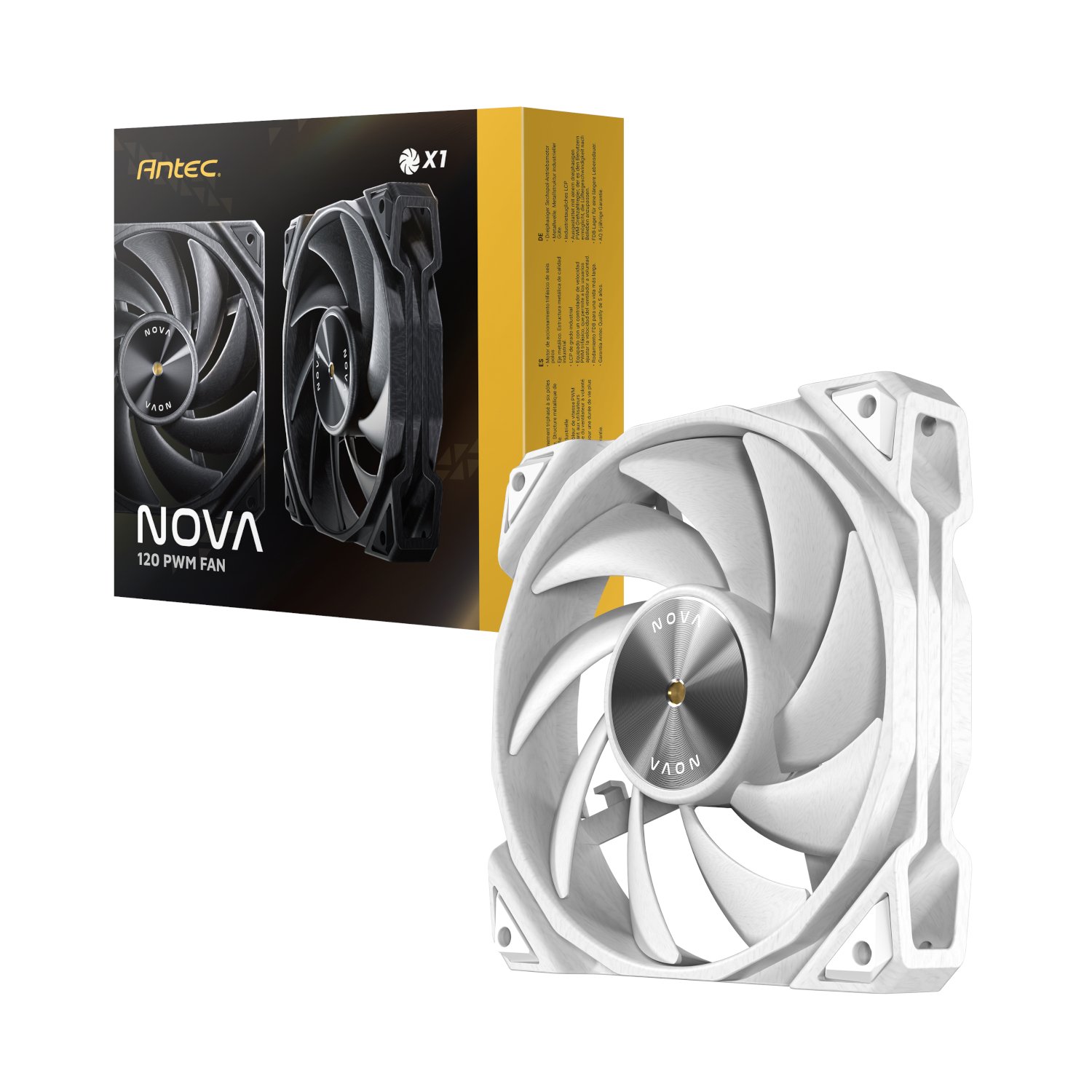 Antec Antec NOVA PWM 120mm Case Fan White (NOVA 120 W) – product image
