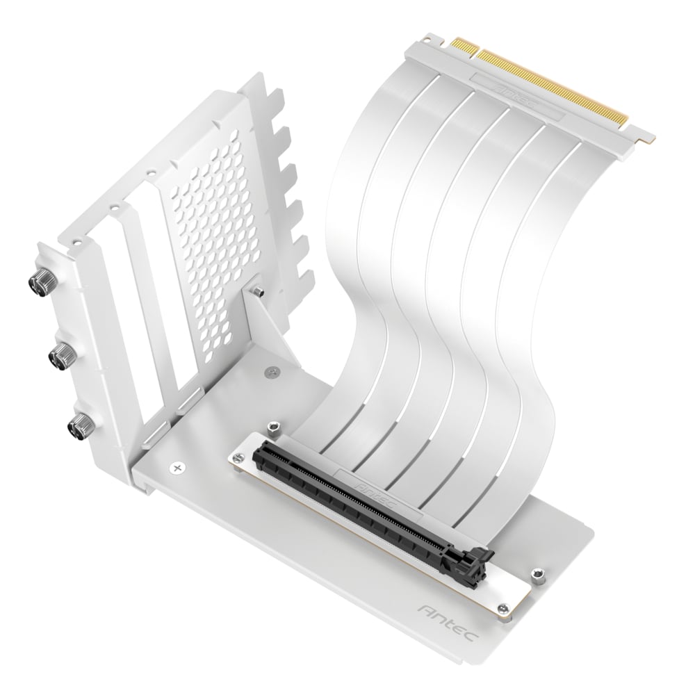 Antec Antec RTX40 PCIe4.0 Riser Cable Vertical Bracket Kit - White (AT-RCVB-W200-PCIE4-RTX40) – product image