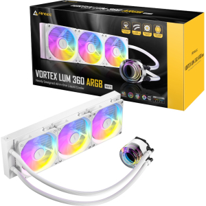 Antec Antec VORTEX LUM 360 ARGB AIO CPU Liquid Cooler - White (VORTEX LUM 360 ARGB W) – product image