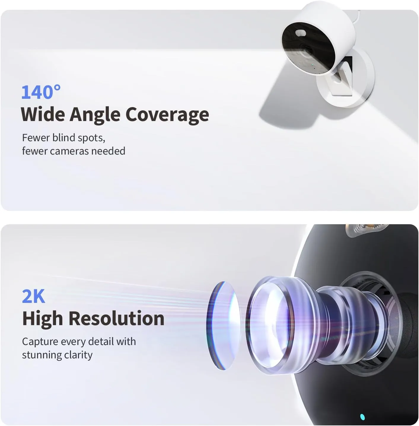 AQARA G100 SELECT 2K SECURITY CAMERA WHITE| AQ-CAM-G100-W - Image 3