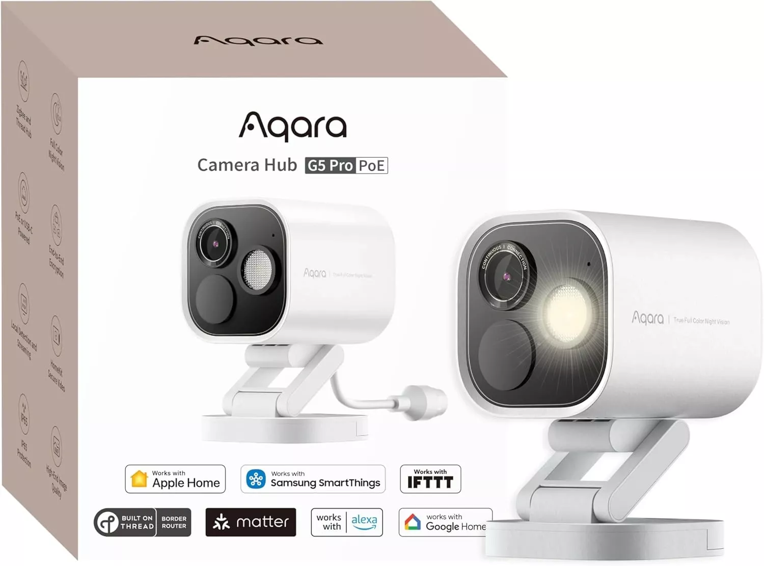 AQARA CAMERA HUB G5 PRO (POE, WHITE) | AQ-HUB-CAM-G5-PRO-POE-W - Image 3
