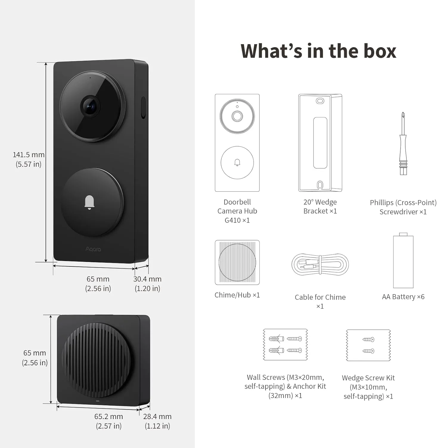 AQARA G4 HOMEKIT VIDEO DOORBELL CAMERA HUB | CH-C09D - Image 3