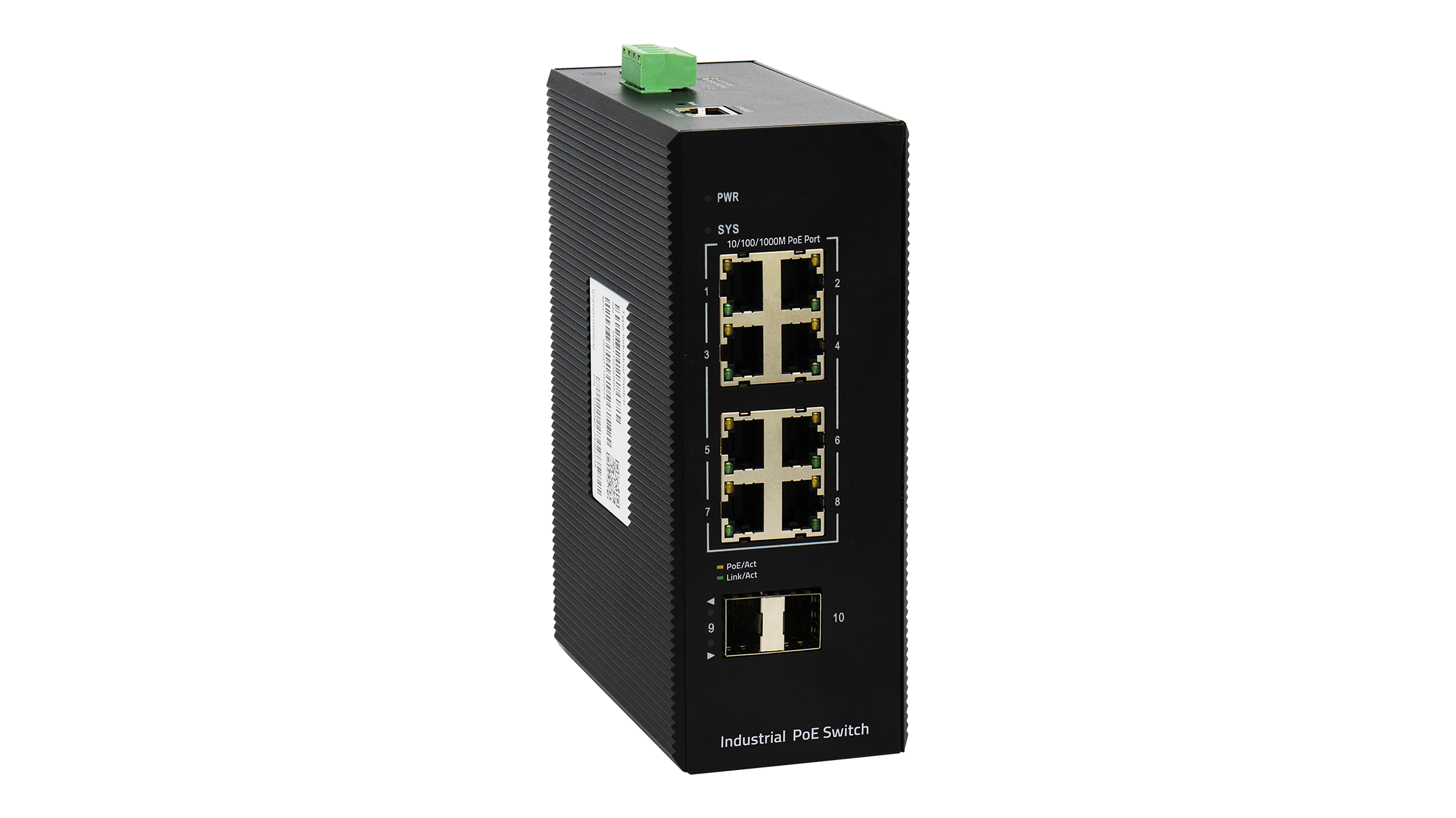 BDCOM 8 PORT GIGABIT INDUSTRIAL POE+ SWITCH WITH 2 SFP - MANAGED - Image 3