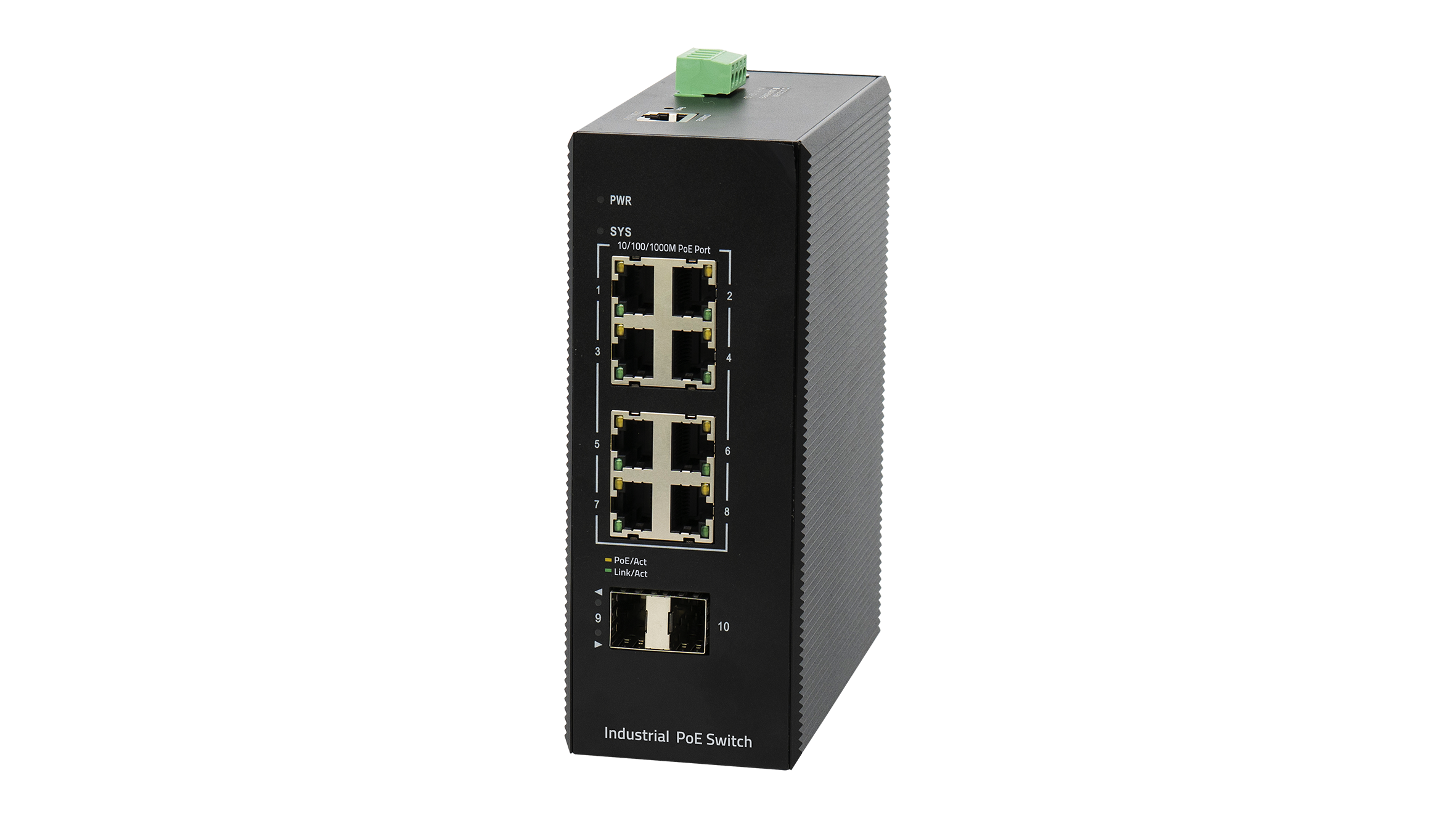BDCOM 8 PORT GIGABIT INDUSTRIAL POE+ SWITCH WITH 2 SFP - MANAGED - Image 5
