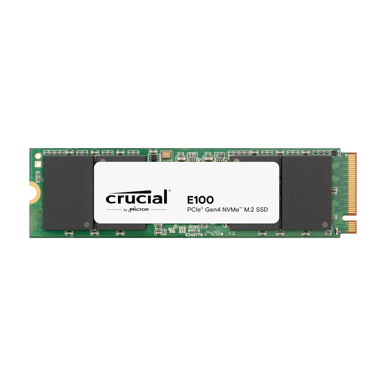 Crucial Crucial E100 480GB PCIe Gen4 2280 NVMe M.2 SSD (CT480E100SSD8) – product image