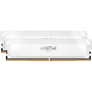 Crucial Crucial Pro DDR5 6000MHz 32GB Overclocking Memory Kit – White (CP2K16G60C36U5W) – product image
