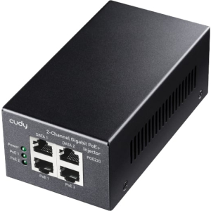 Cudy Cudy 2-Channel 30W Gigabit PoE+ Injector (POE220) – product image