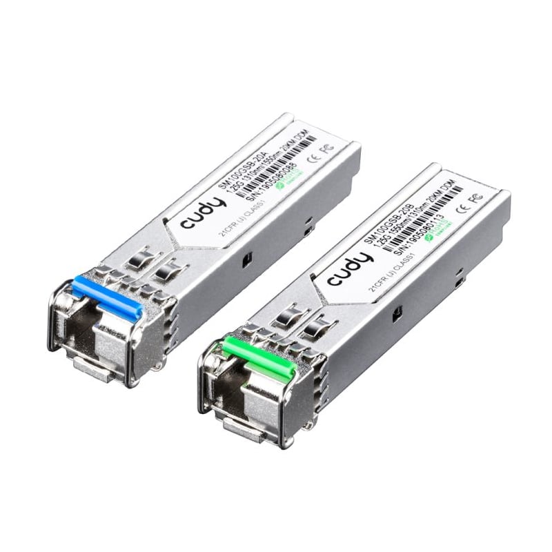 Cudy Cudy Single Mode 1.25G LC Bi-Directional SFP 20km (SM100GSB-20AB) – product image