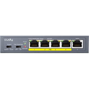 Cudy 5 Port Gigabit 4 PoE 31W Switch | GS105P – product image