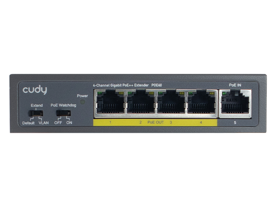 Cudy 4 Port Gigabit PoE 1x PoE Input 60W Switch | POE40 – product image