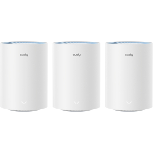 Cudy Dual Band WiFi 5 1200Mbps Fast Ethernet Mesh 3 Pack | M1200 (3-Pack) – product image