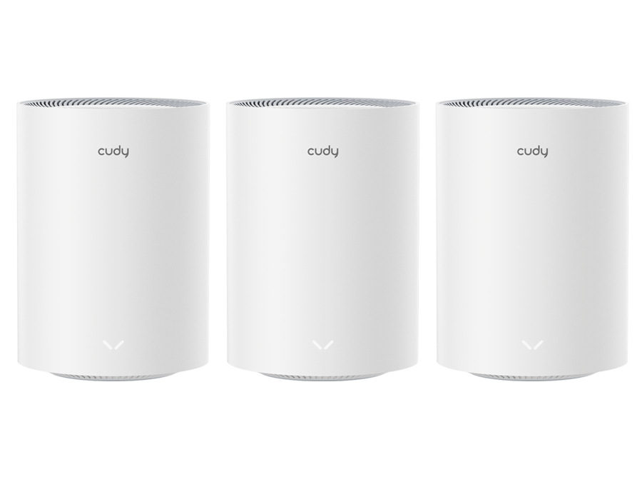 Cudy Dual Band WiFi 6 3000Mbps Multi-Gigabit Mesh 3-Pack | M3000 (3-Pack) – product image