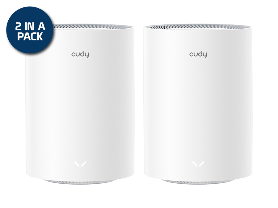 Cudy Dual Band WiFi 7 3600Mbps Gigabit Mesh Router | M3600 (2-Pack) – product image