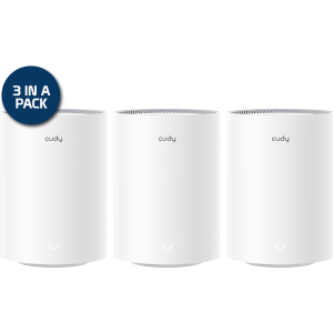 Cudy Dual Band WiFi 7 3600Mbps Gigabit Mesh Router | M3600 (3-Pack) – product image