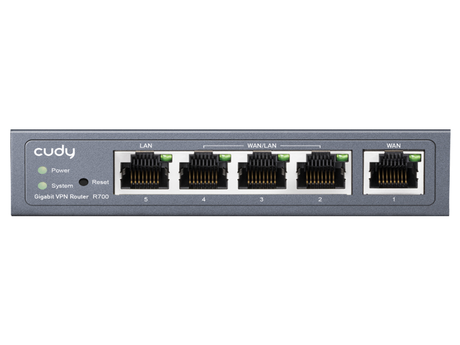 Cudy 5 Port Gigabit Multi-WAN VPN Router | R700 – product image