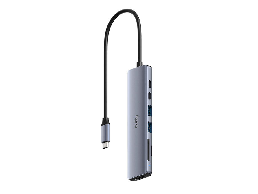 Cudy 7-in-1 4K 60Hz HDMI USB-A and USB-C Hub | UH407 – product image