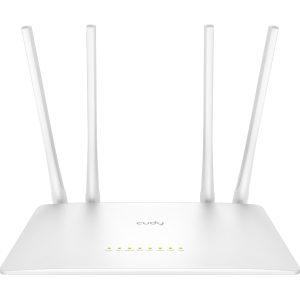 Cudy Dual Band WiFi 5 1200Mbps 5dBi Fast Ethernet Router | WR1200 – product image
