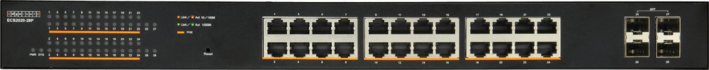 EDGE-CORE 28 PORT GB WEBSMART POE SWITCH - Image 3