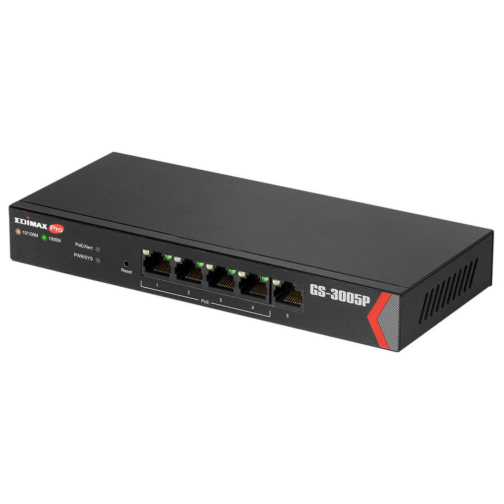 EDIMAX 5 PORT GB SMART LITE POE SWITCH - Image 3