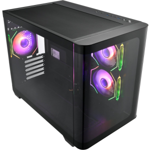 FSP FSP S380 ARGB M-ATX Mid Tower Gaming Chassis - Black (S380-BA) – product image