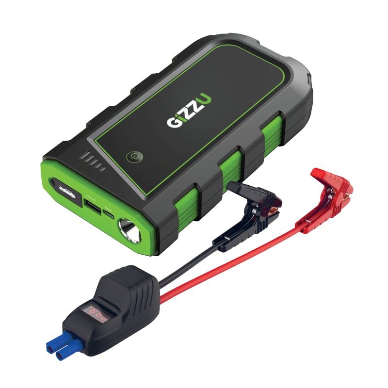GIZZU 2000A Jump Starter 16000mAh - Black (GJS16000) – product image