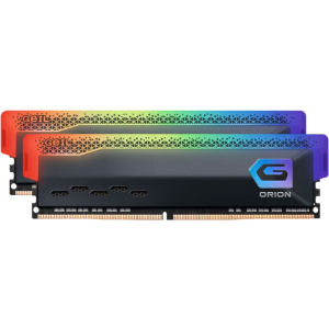 GeIL Geil Orion RGB 16GB KIT(2X8GB) 3600MHz DDR4 Desktop Gaming Memory - Grey (GOSG416GB3600C18BDC) – product image