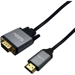 Gizzu Full HD HDMI to VGA Cable (1.8m) - Black (GCPHV18) – product image