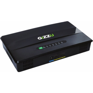 Gizzu GIZZU 60W 69Wh 21600mAh Mini POE DC UPS LifePO4 - Black (GUP60WPRO) – product image