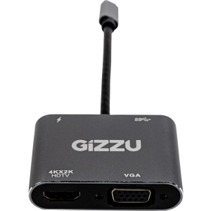 Gizzu Gizzu 4-in-1 Type-C to HDMI/VGA/USB3.0 Hub (GAPCHVUPD) – product image