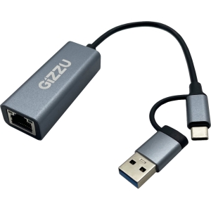 Gizzu High Speed Type-C/A to Gigabit Adapter Poly (GAPCGB) – product image