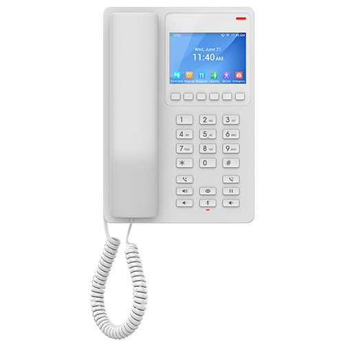 GRANDSTREAM 2 LINE 3.5'' COLOR LCD HOTEL PHONE WHITE | GHP630 - Image 3