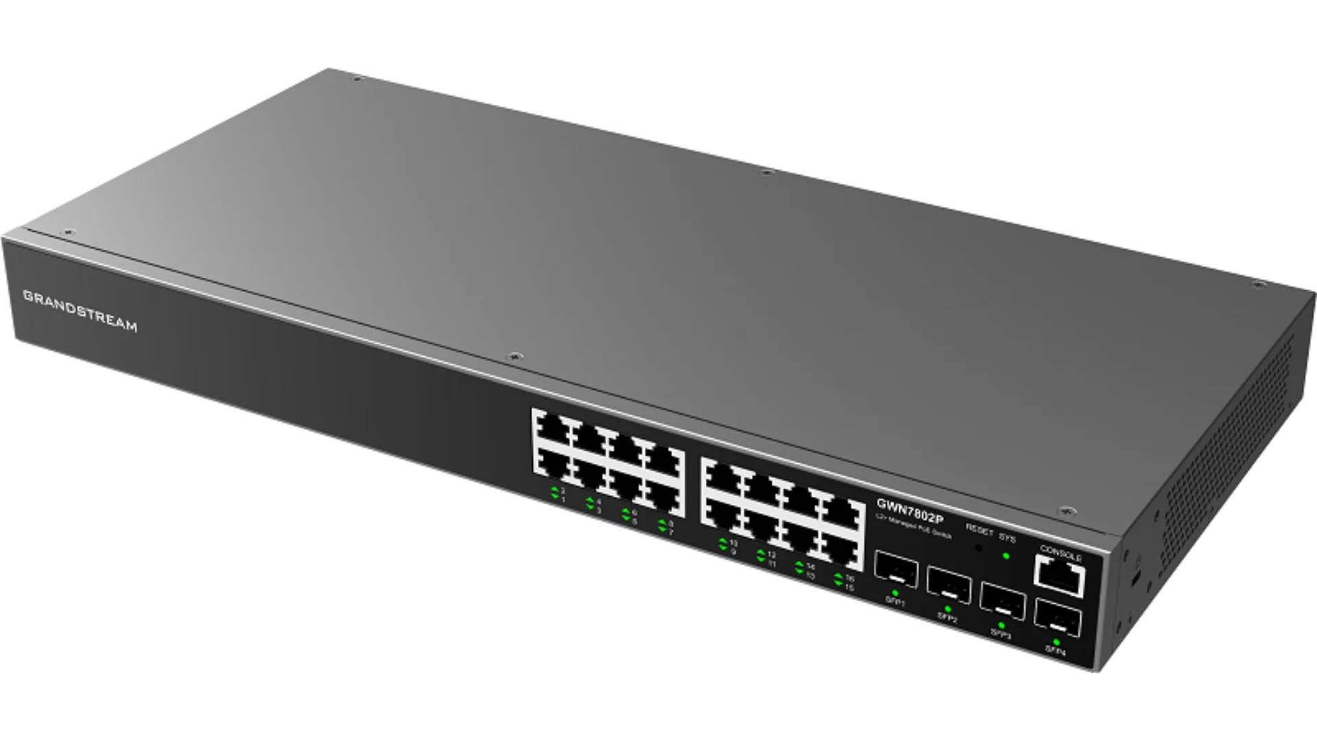 GRANDSTREAM ENTERPRISE L2 16 PORT MANAGED GBE POE+ SWITCH 240W | GWN7802P - Image 4