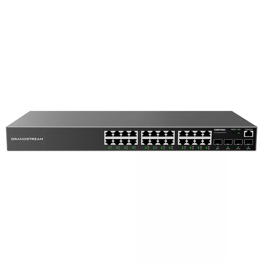 GRANDSTREAM ENTERPRISE L2 24 PORT MANAGED GBE POE+ SWITCH 360W | GWN7803P - Image 3