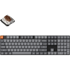 Keychron K5 Max QMK/VIA Full-sized Wireless Custom Mechanical Keyboard | BROWN Switches (K5M-H3) – product image