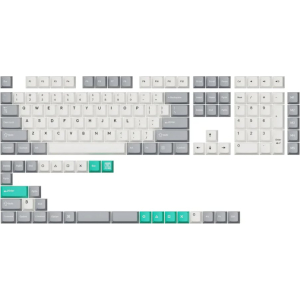 Keychron Keychron Cherry Profile Double Shot PBT Full Keycap Set - Grey/White/Mint (PBT-66) – product image