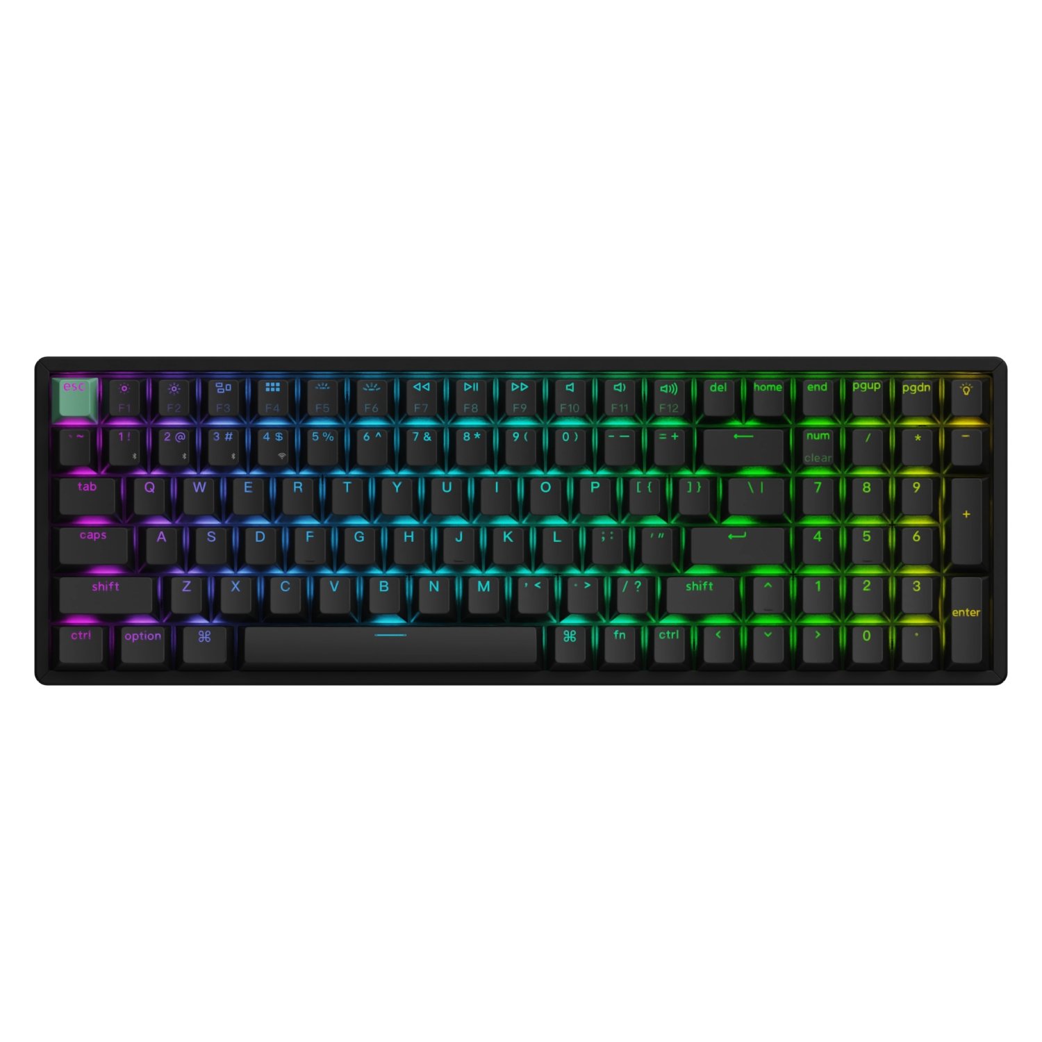 Keychron Keychron K4 HE 96% Magnetic Switch Hot-Swap RGB Wireless Keyboard – Black (K4H-J1) – product image