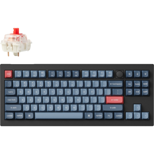 Keychron Keychron V3 Max QMK/VIA 80% Wireless Custom Mechanical Keyboard (Red Switch) – Carbon Black (V3M-D1) – product image