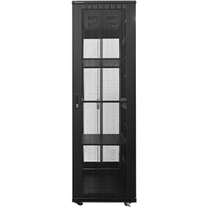 Linkbasic 42U 1M Deep Cabinet 4 Fans 3 Shelves & Perforated Steel Doors – product image