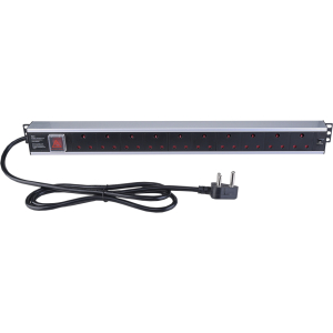 Linkbasic 10 Way Aluminium Moulded Rack Mount PDU – product image