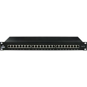 Linkbasic 24 Port Cat5e Shielded Rack Mount Patch Panel – product image