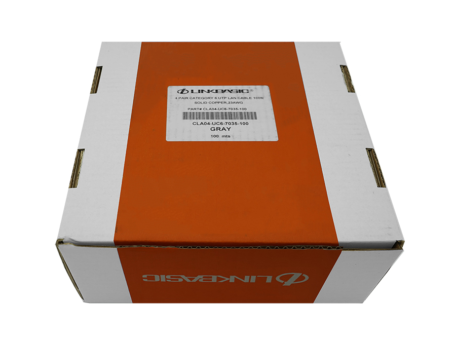 Linkbasic 100m Box Cat6 Solid Grey UTP Cable – product image