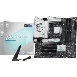MSI B860M Gaming PLUS WIFI Intel LGA1851 DDR5 M-ATX Motherboard (B860MGAMINGPLUSWIFI) – product image